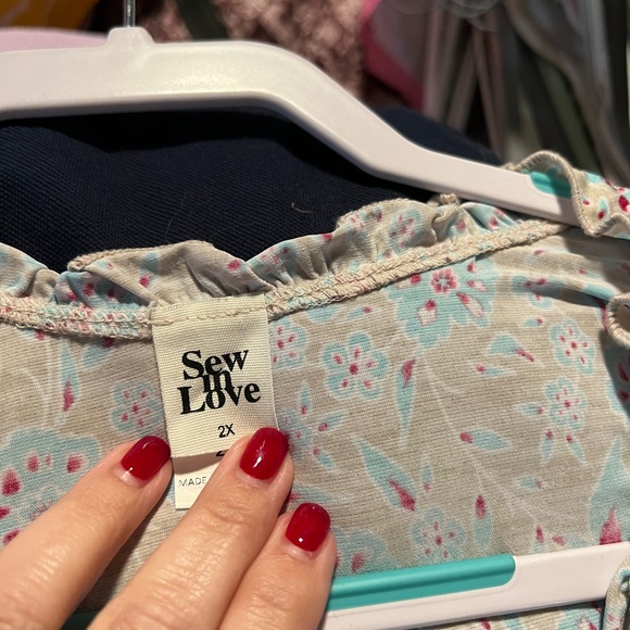 Floral abstract print shirt - Picture 4 of 4